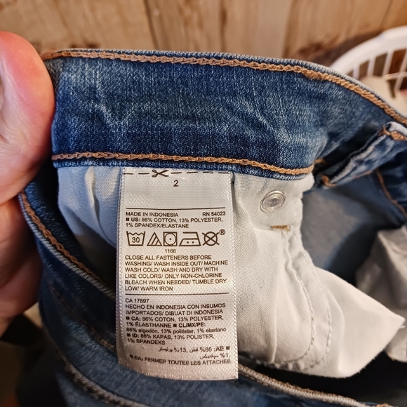 Upcycled Refashioned Old Navy Original Boot Cut To Flare Jeans - Picture 7 of 10